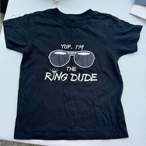 Ring bearer tee shirt